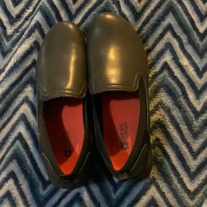 Brand new non slip black work slip on shoes!